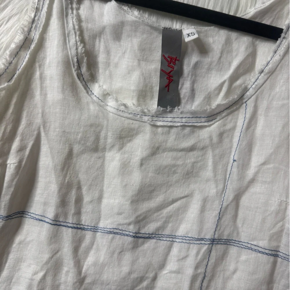 Johnny Was BIYA midi Linen White Size XS - Picture 2 of 2